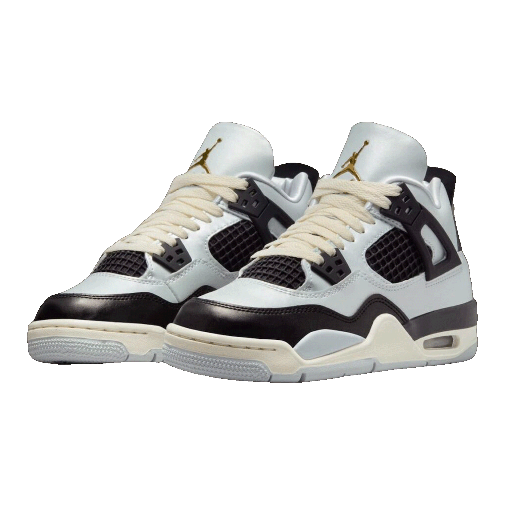 Nike Air Jordan 4 Retro Platinum Gold (GS) Side
