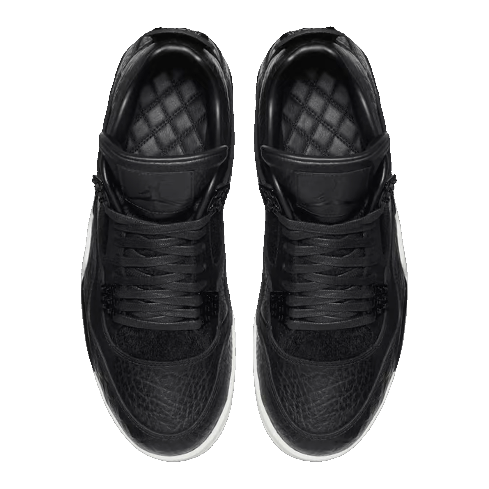 Nike Air Jordan 4 Retro Pony Hair Black Oben