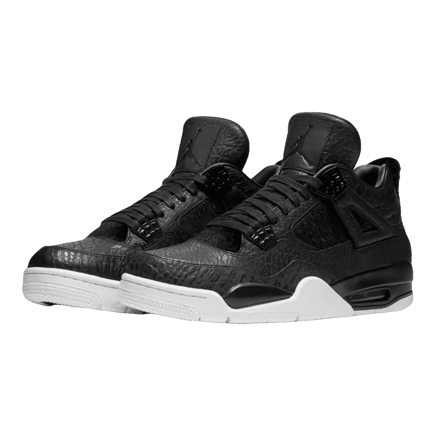 Nike Air Jordan 4 Retro Pony Hair Black Side