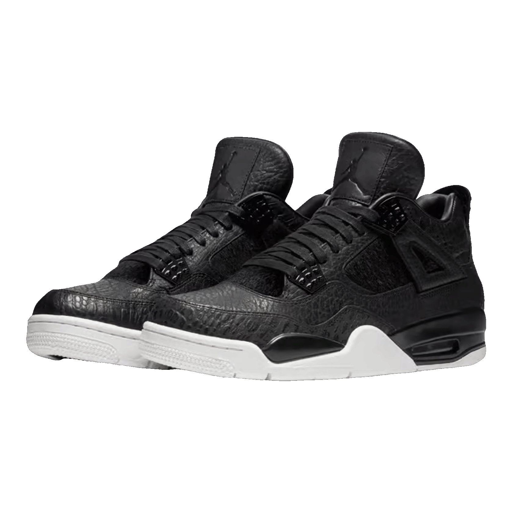 Nike Air Jordan 4 Retro Pony Hair Black Side