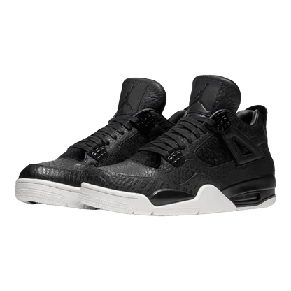 Nike Air Jordan 4 Retro Pony Hair Black Side
