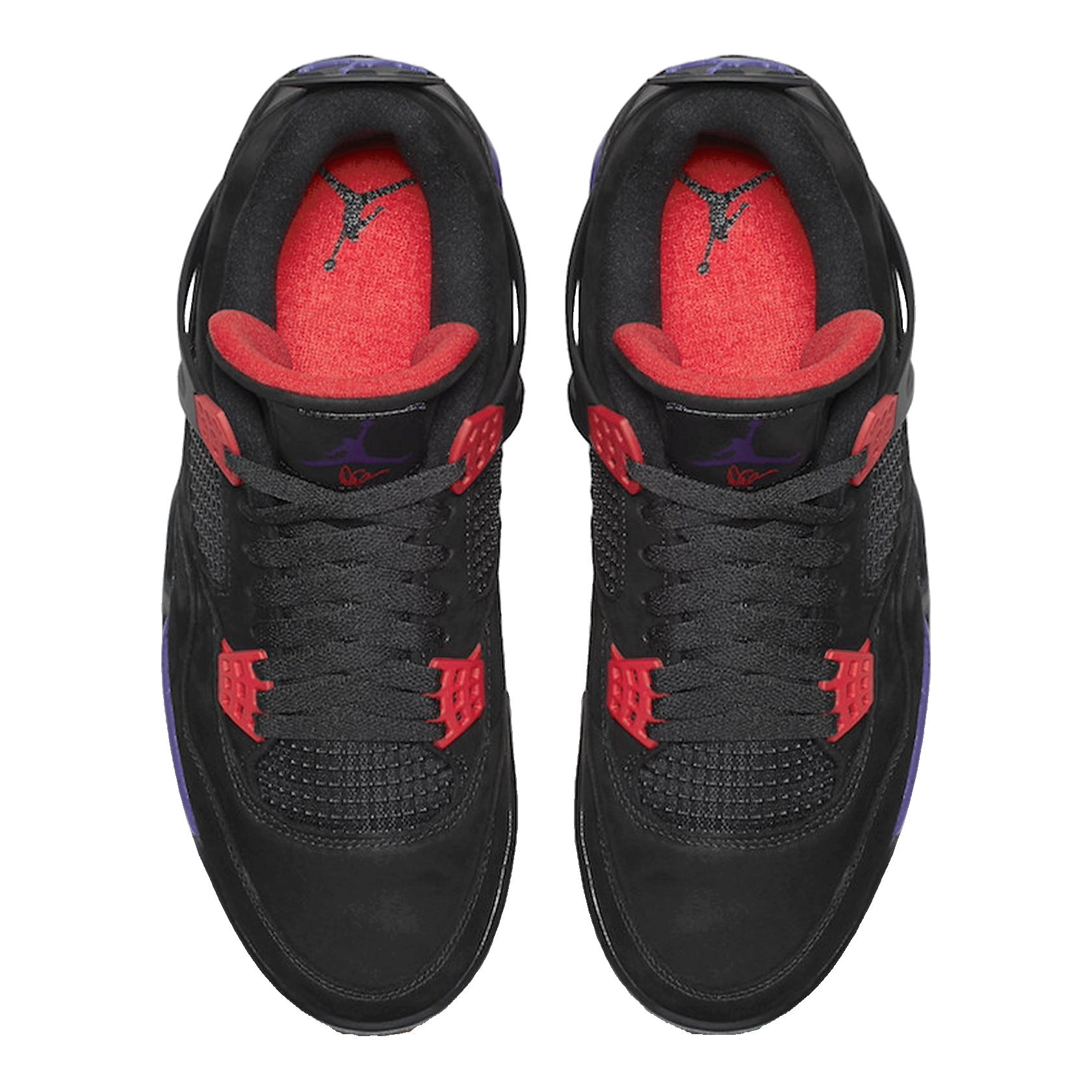 Nike Air Jordan 4 Retro Raptors Drake OVO (2019) Oben