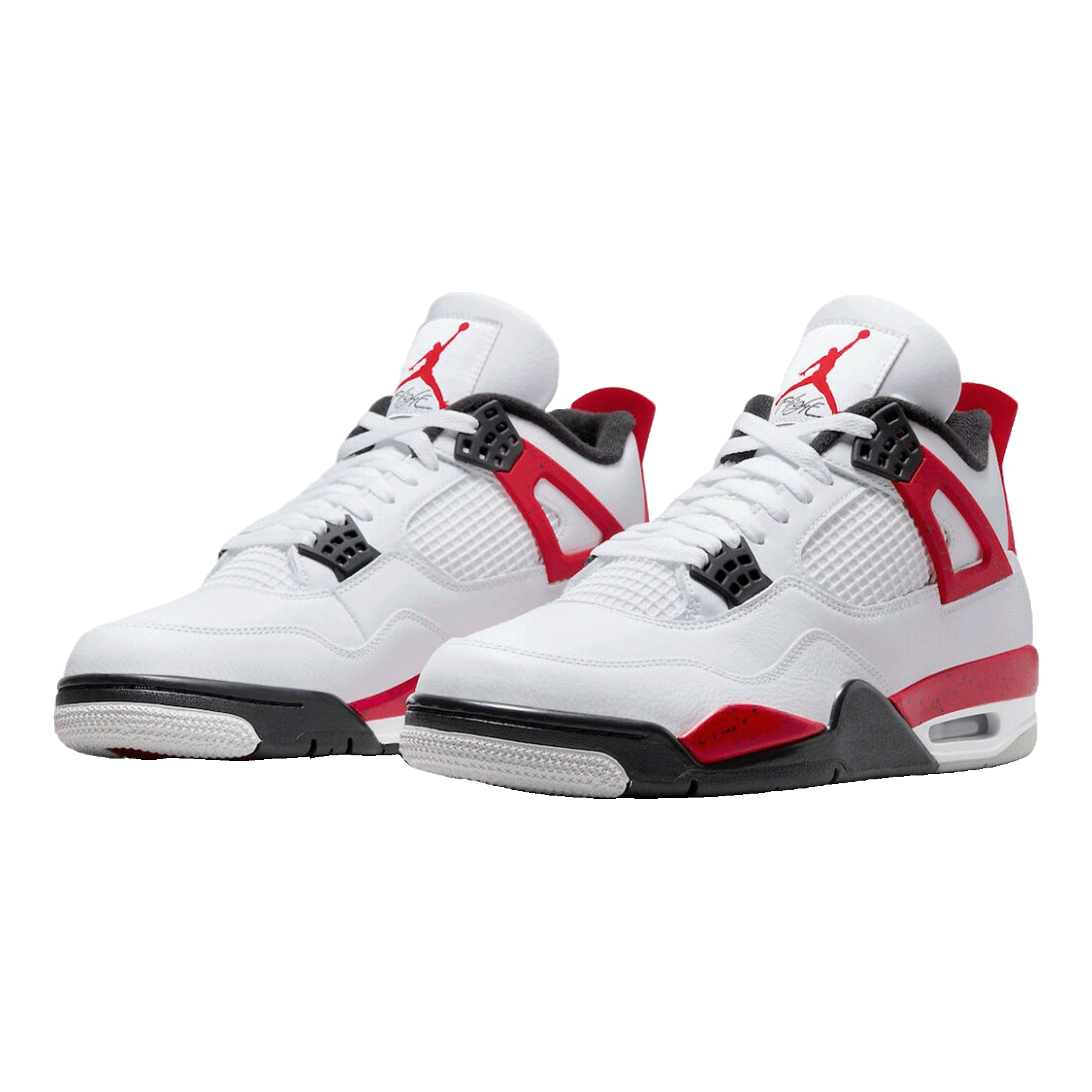 Nike Air Jordan 4 Retro Red Cement Side