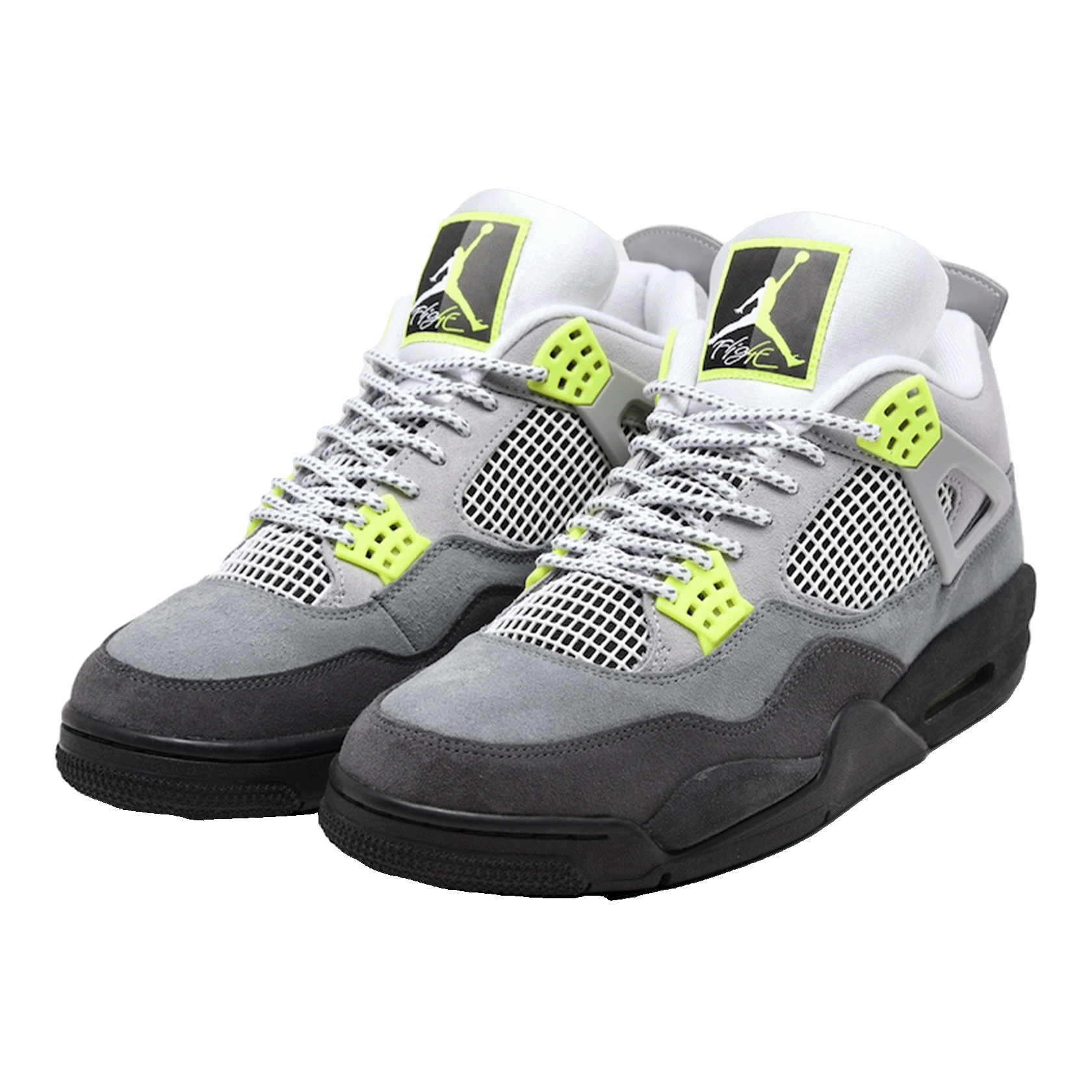 Nike Air Jordan 4 Retro SE 95 Neon (GS) Side