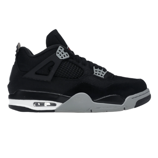 Nike Air Jordan 4 Retro Black Canvas (GS)