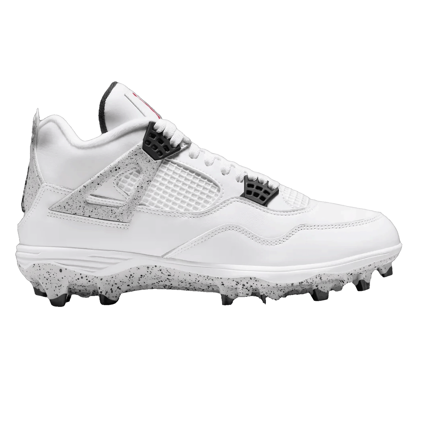 Nike Air Jordan 4 Retro TD Cleat White Cement