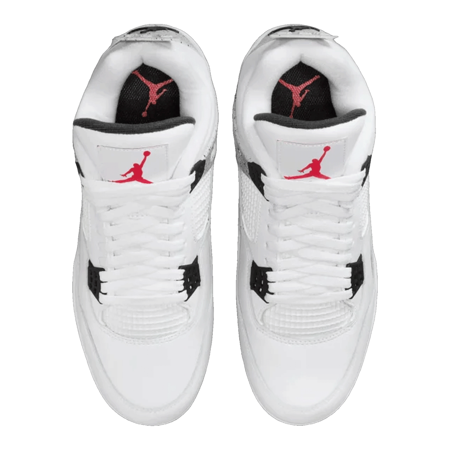 Nike Air Jordan 4 Retro TD Cleat White Cement Oben