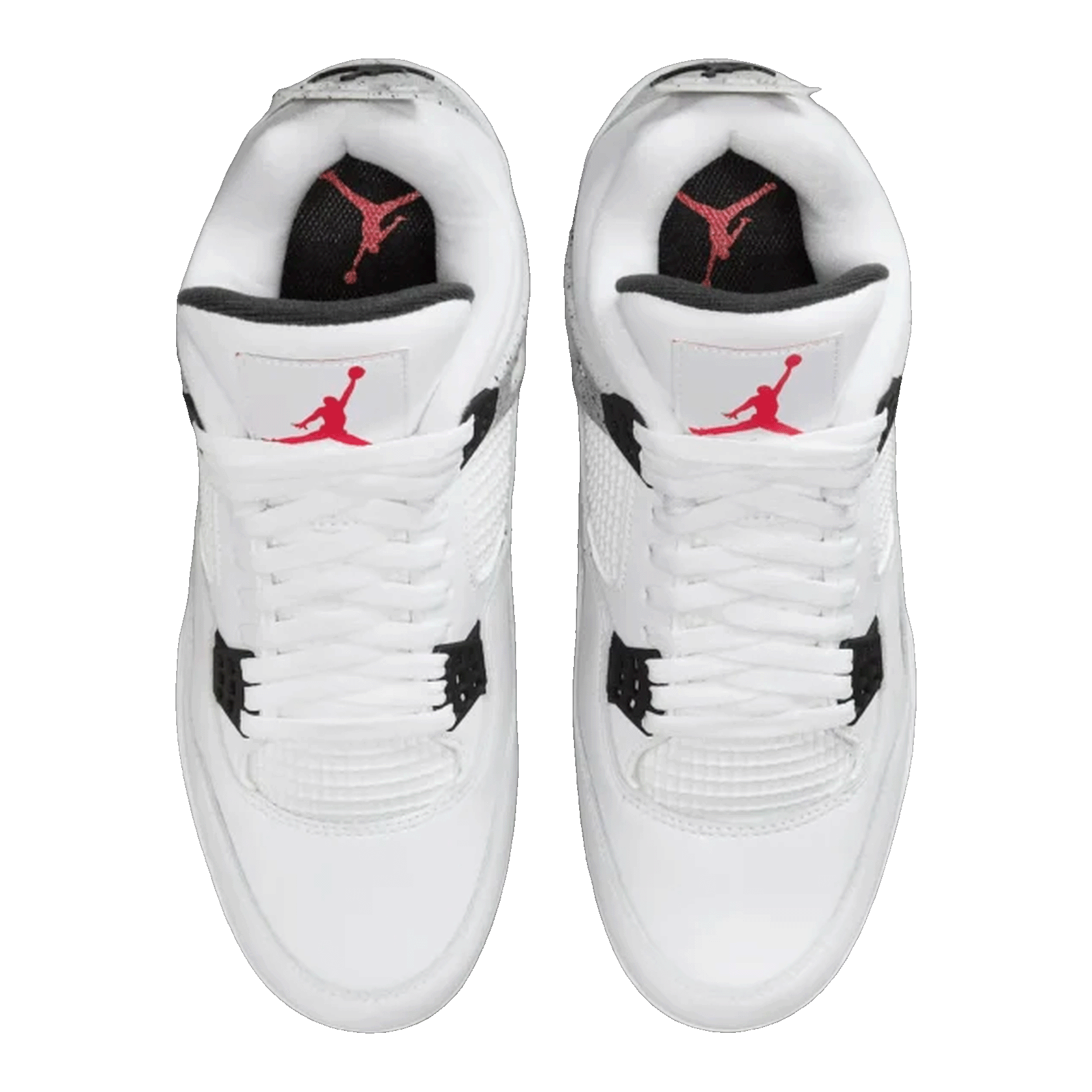 Nike Air Jordan 4 Retro TD Cleat White Cement Oben