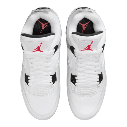 Nike Air Jordan 4 Retro TD Cleat White Cement Oben