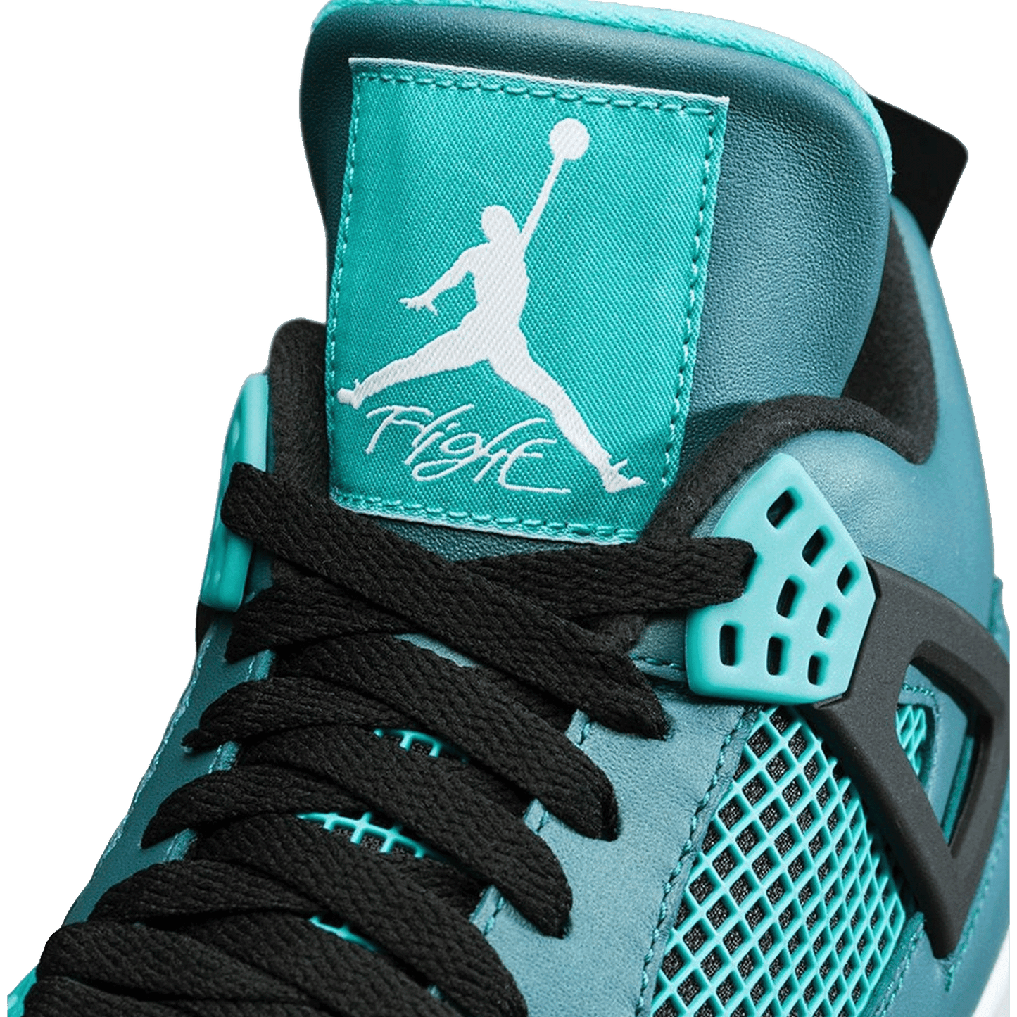 Nike Air Jordan 4 Retro Teal (GS) Tongue