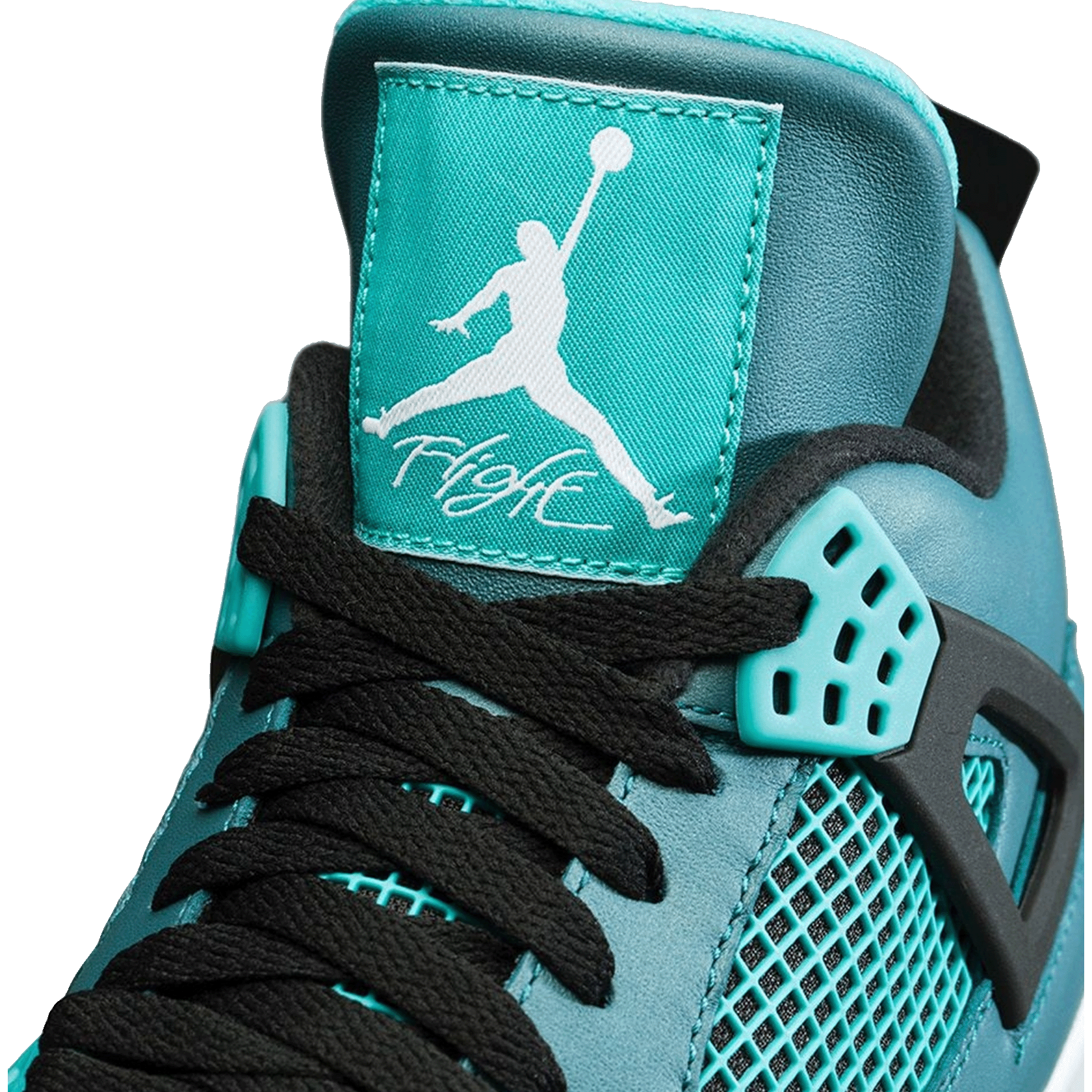 Nike Air Jordan 4 Retro Teal (GS) Tongue
