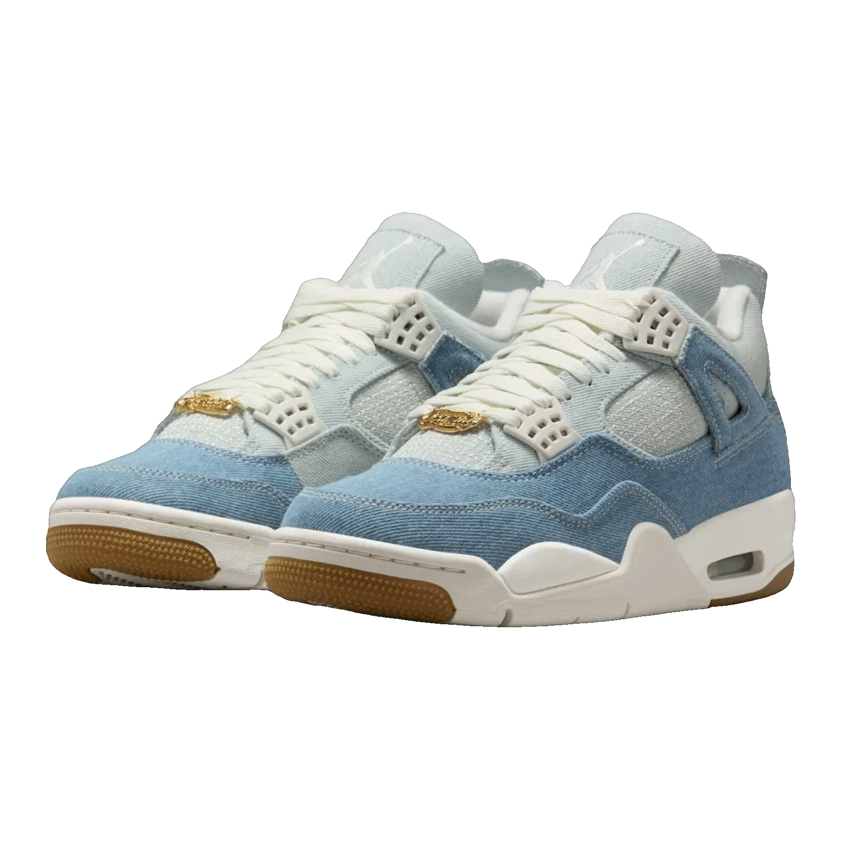 Nike Air Jordan 4 Retro TEX Denim Worn Blue (W) Side