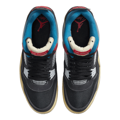 Nike Air Jordan 4 Retro Union Off Noir Oben