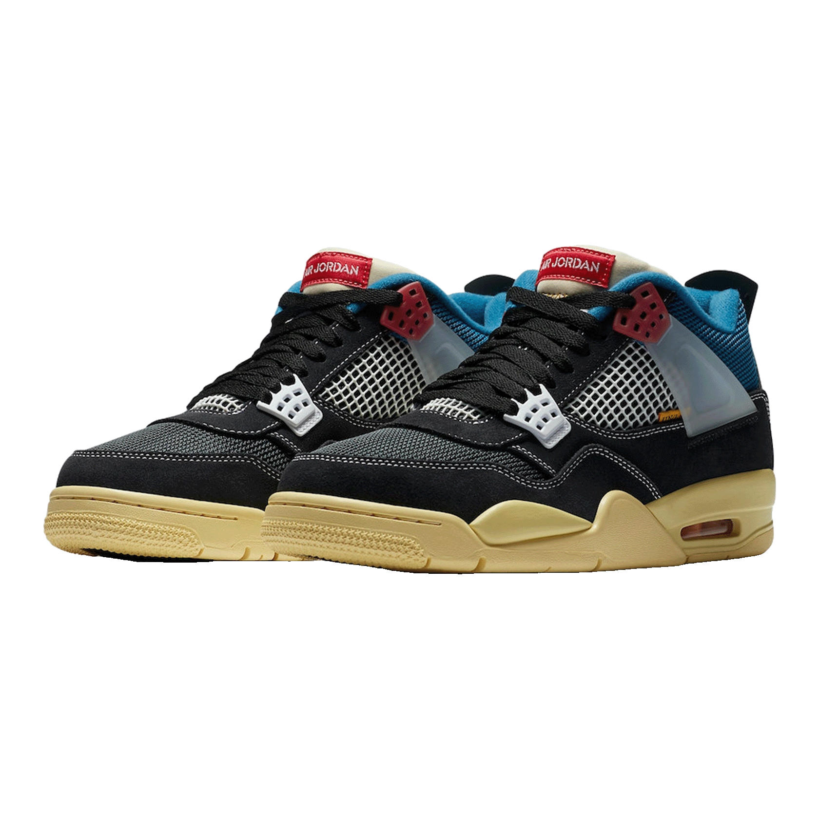 Nike Air Jordan 4 Retro Union Off Noir Side