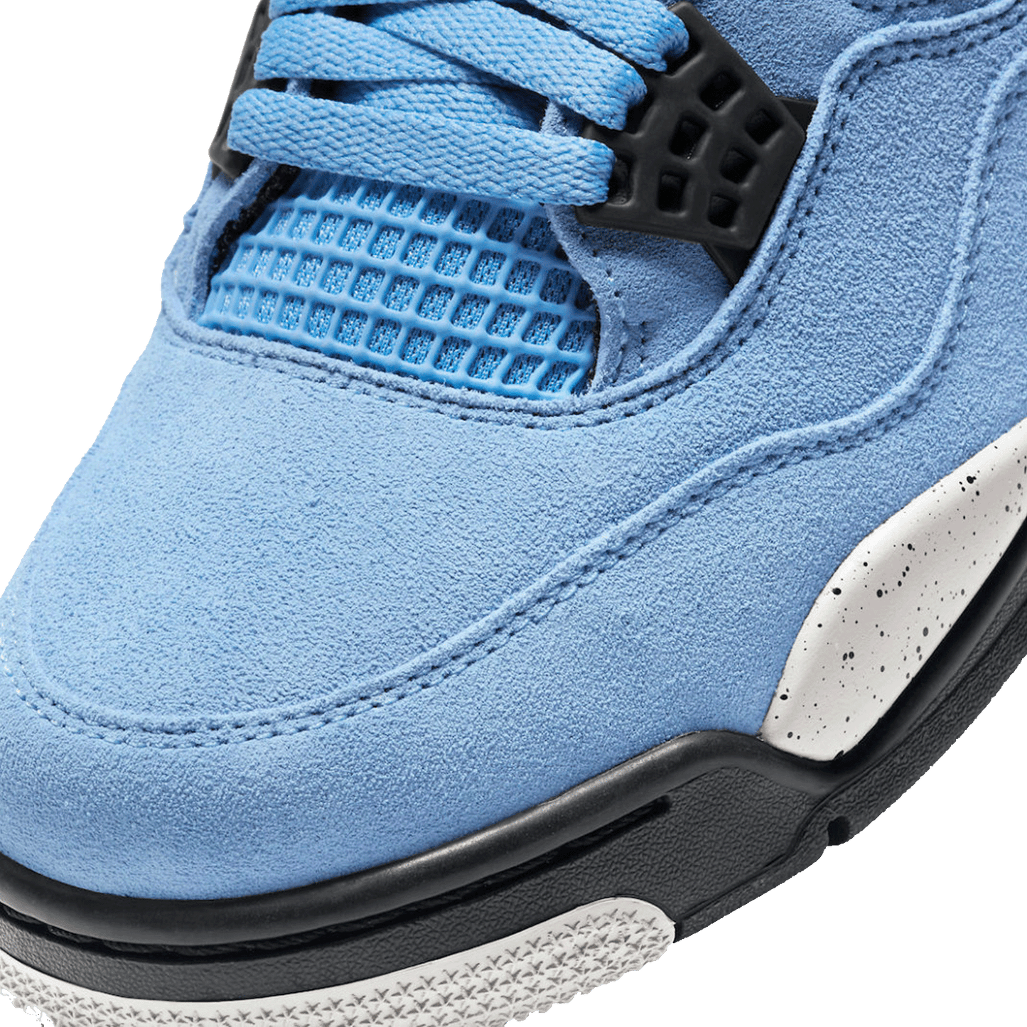 Nike Air Jordan 4 Retro University Blue (GS) Toe