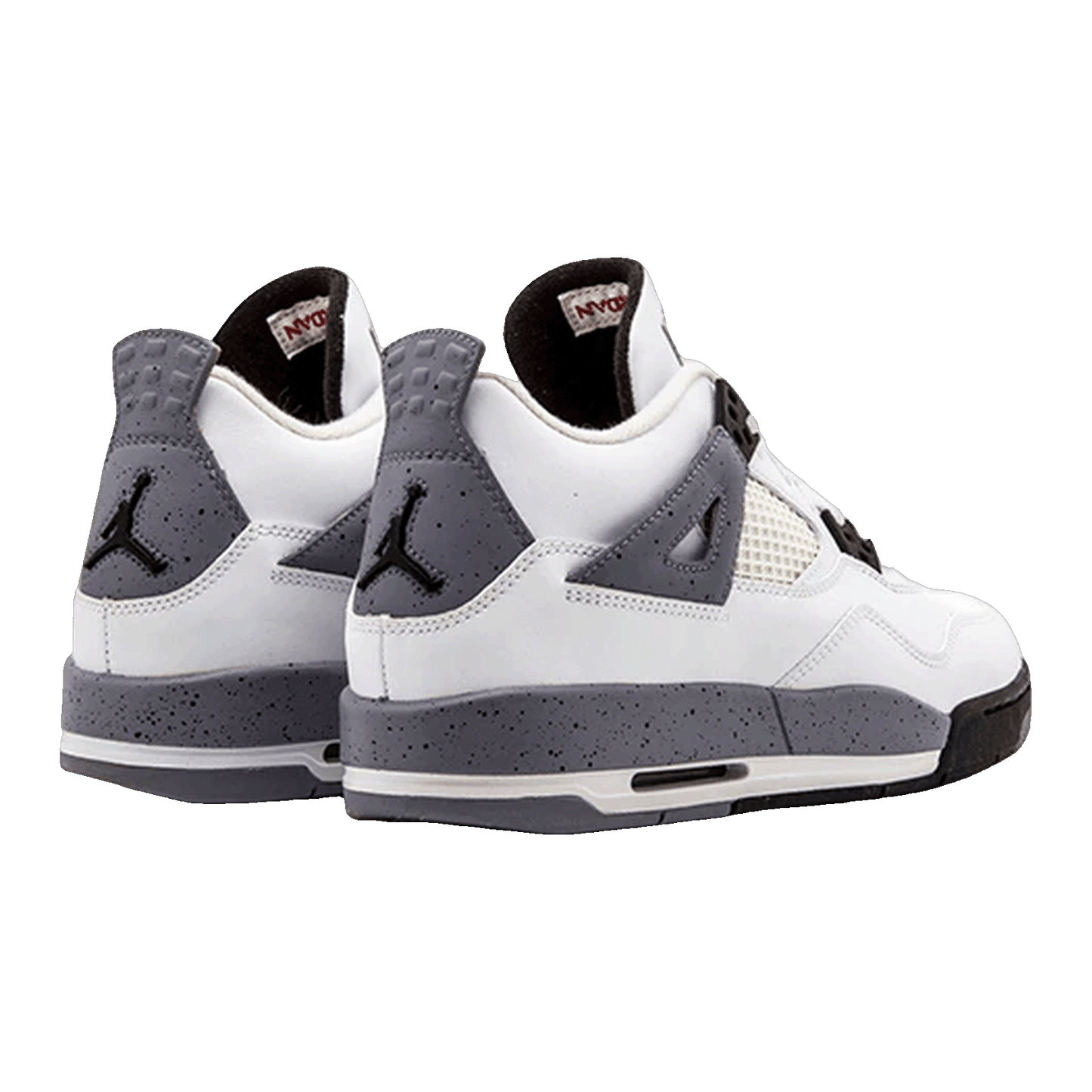 Nike Air Jordan 4 Retro White Cement (2012) (GS) Back