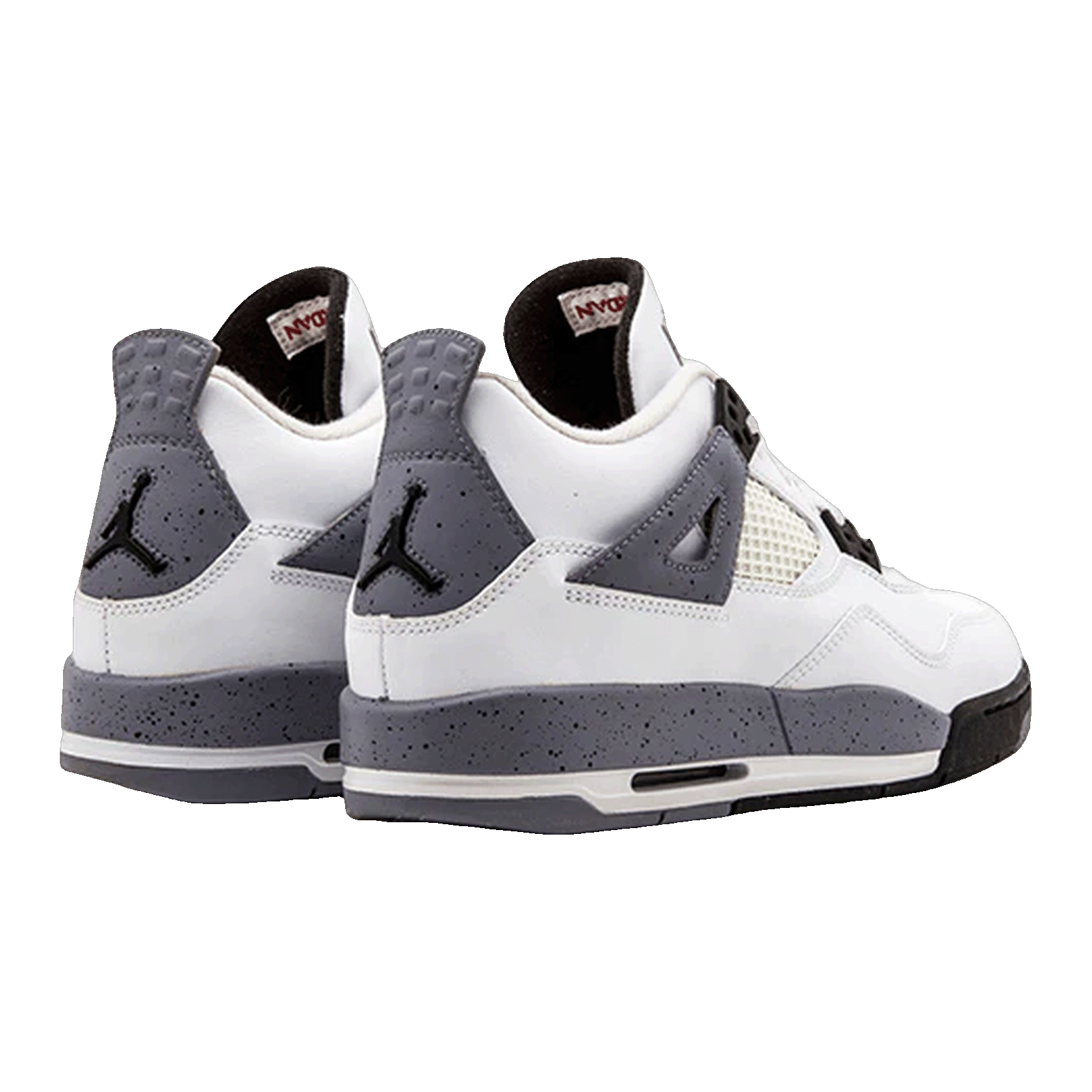 Nike Air Jordan 4 Retro White Cement (2012) (GS) Back