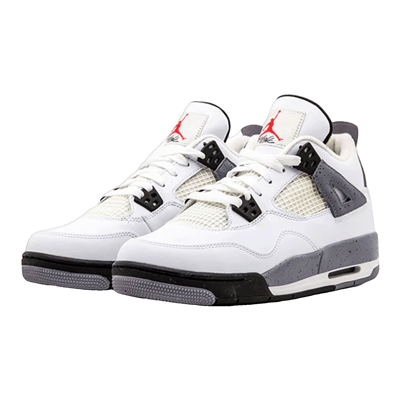 Nike Air Jordan 4 Retro White Cement (2012) (GS) Side 408452-103