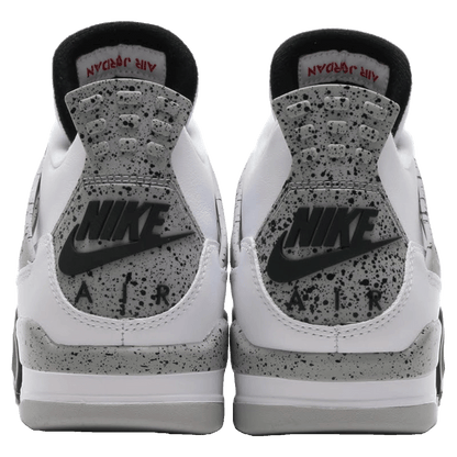 Nike Air Jordan 4 Retro White Cement (2016) (GS) Back