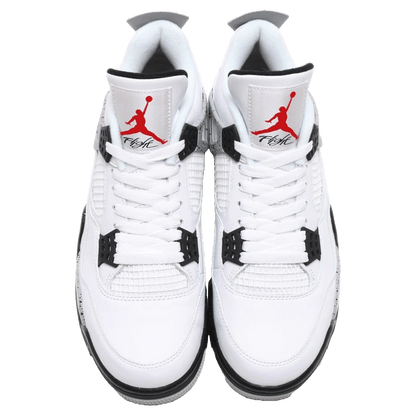 Nike Air Jordan 4 Retro White Cement (2016) (GS) Oben