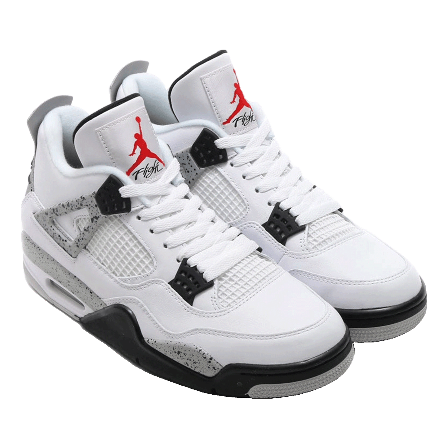 Nike Air Jordan 4 Retro White Cement (2016) (GS) Side