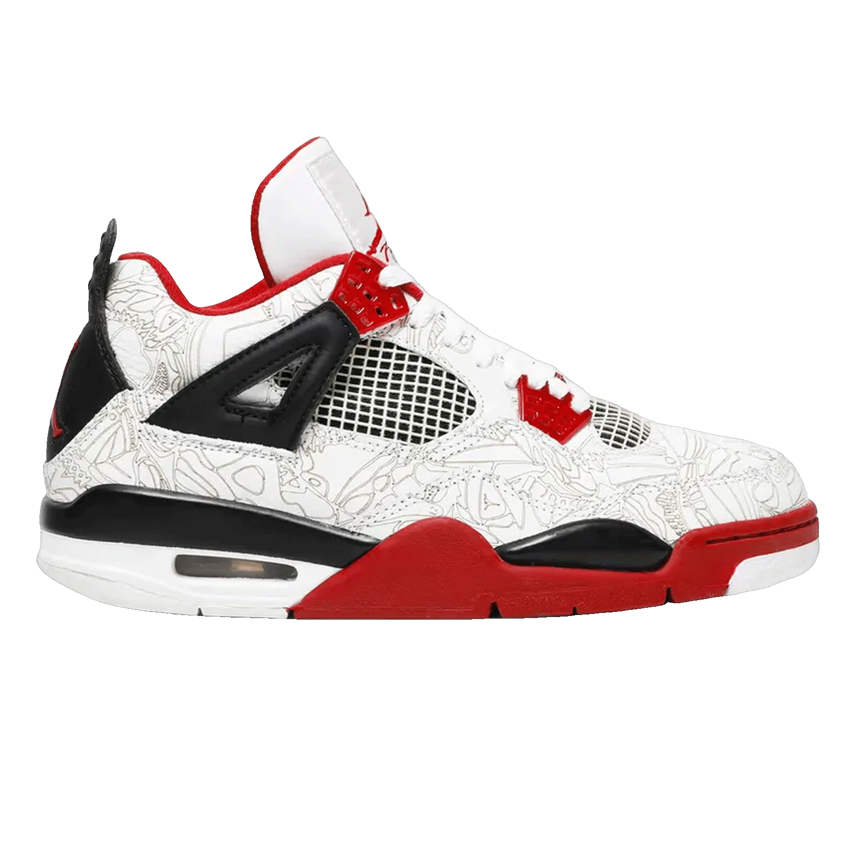 Nike Air Jordan 4 Retro White Laser