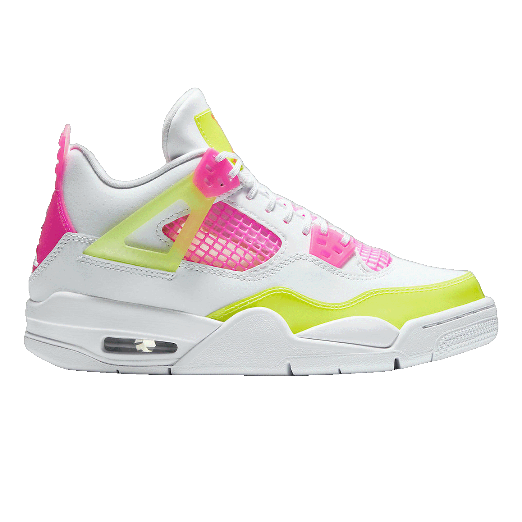Nike Air Jordan 4 Retro White Lemon Pink (GS)