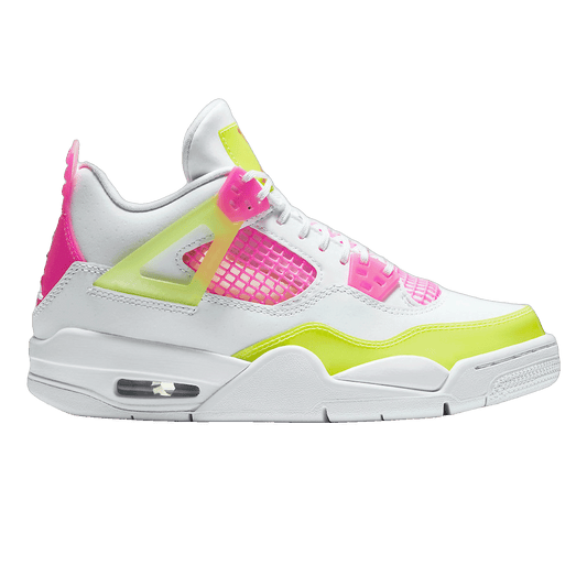 Nike Air Jordan 4 Retro White Lemon Pink (GS)