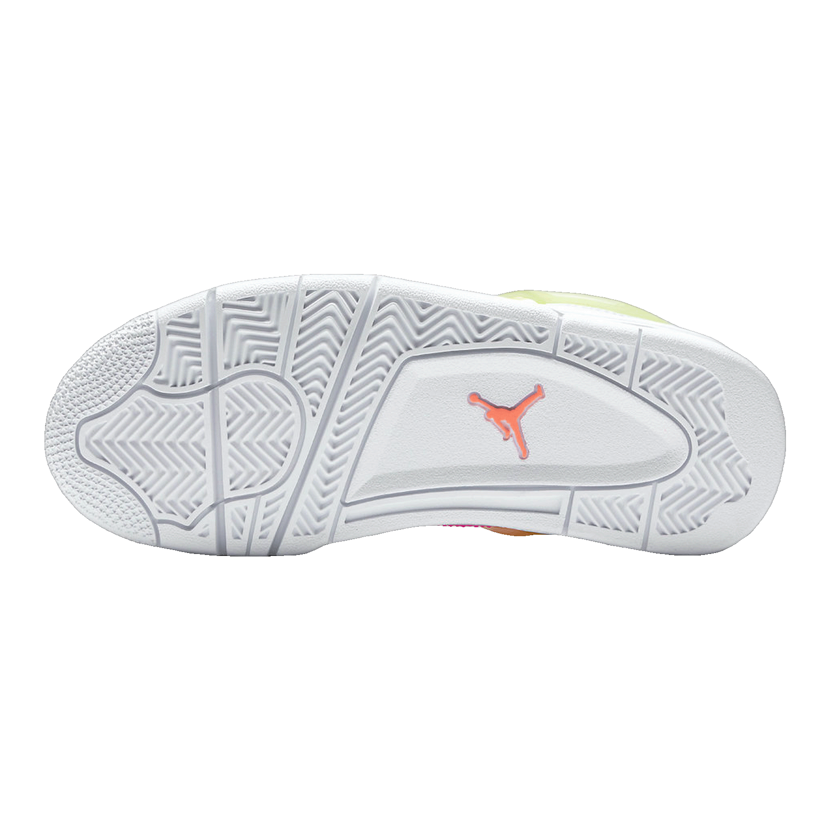 Nike Air Jordan 4 Retro White Lemon Pink (GS) Sohle