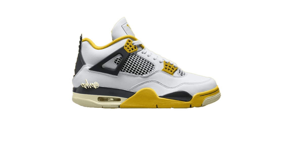 Nike Air Jordan 4 Retro White Vivid Sulfur (W)