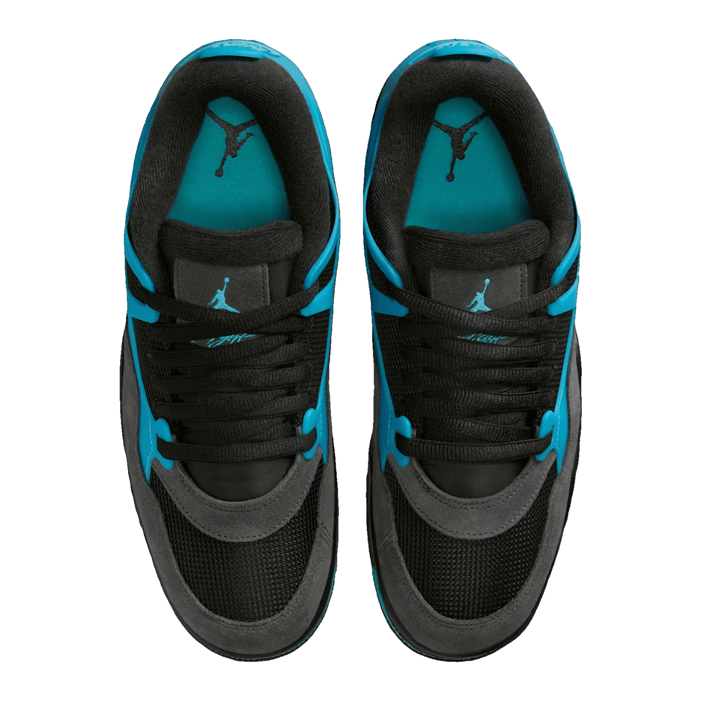 Nike Air Jordan 4 RM Black Gamma Blue (GS) Oben