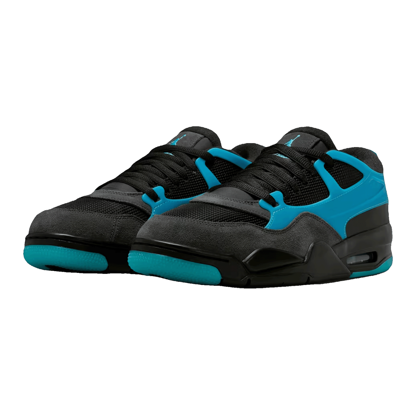 Nike Air Jordan 4 RM Black Gamma Blue (GS) Side