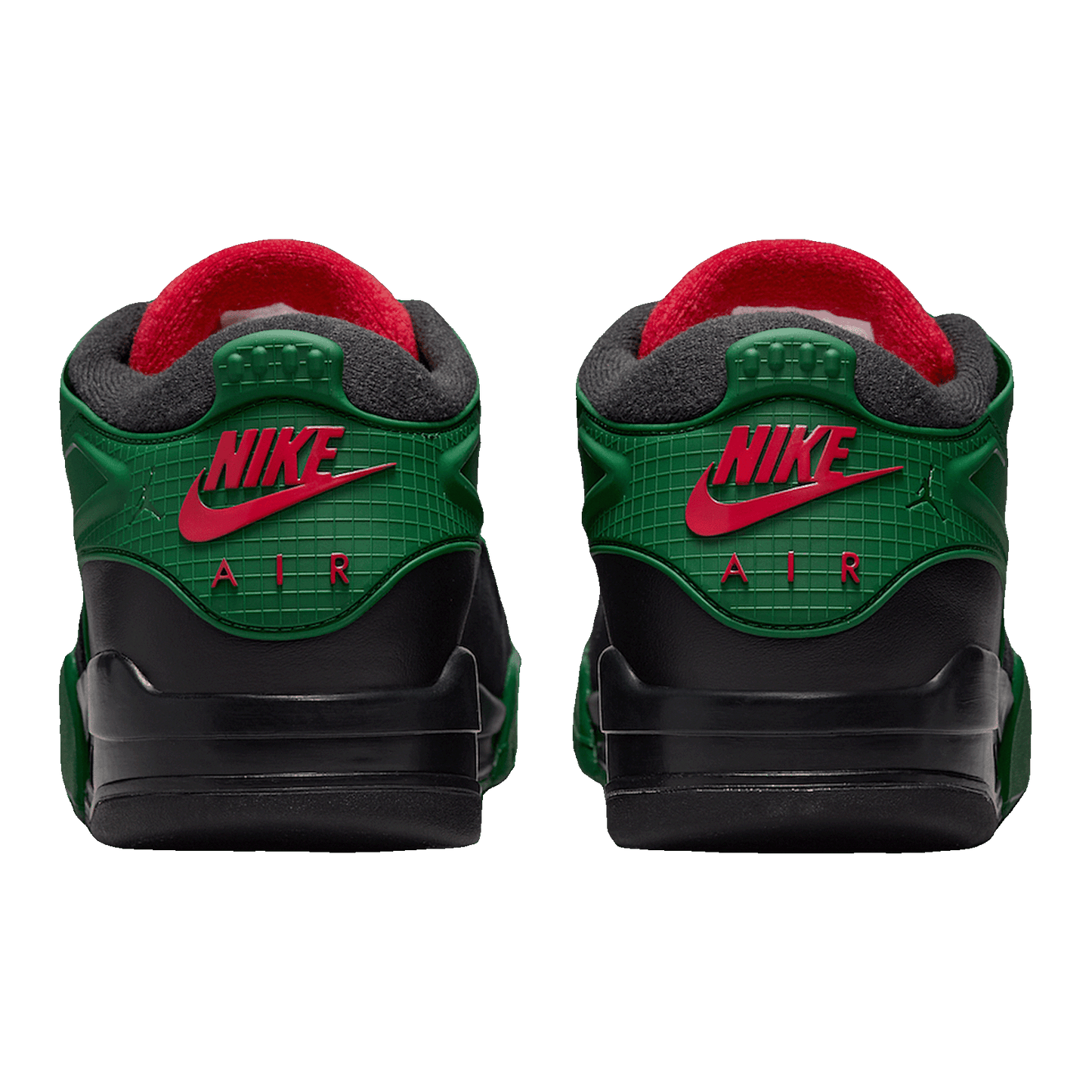 Nike Air Jordan 4 RM Black Gorge Green University Red Back