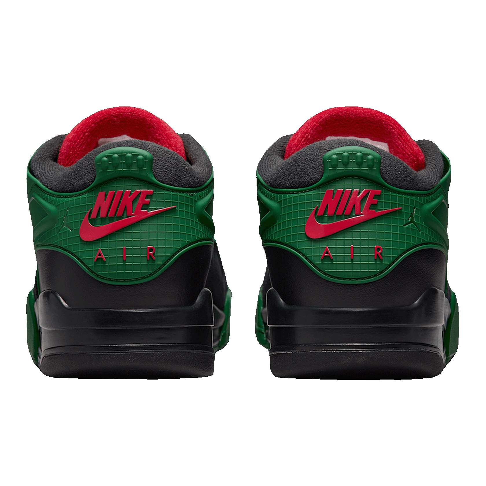 Nike Air Jordan 4 RM Black Gorge Green University Red Back