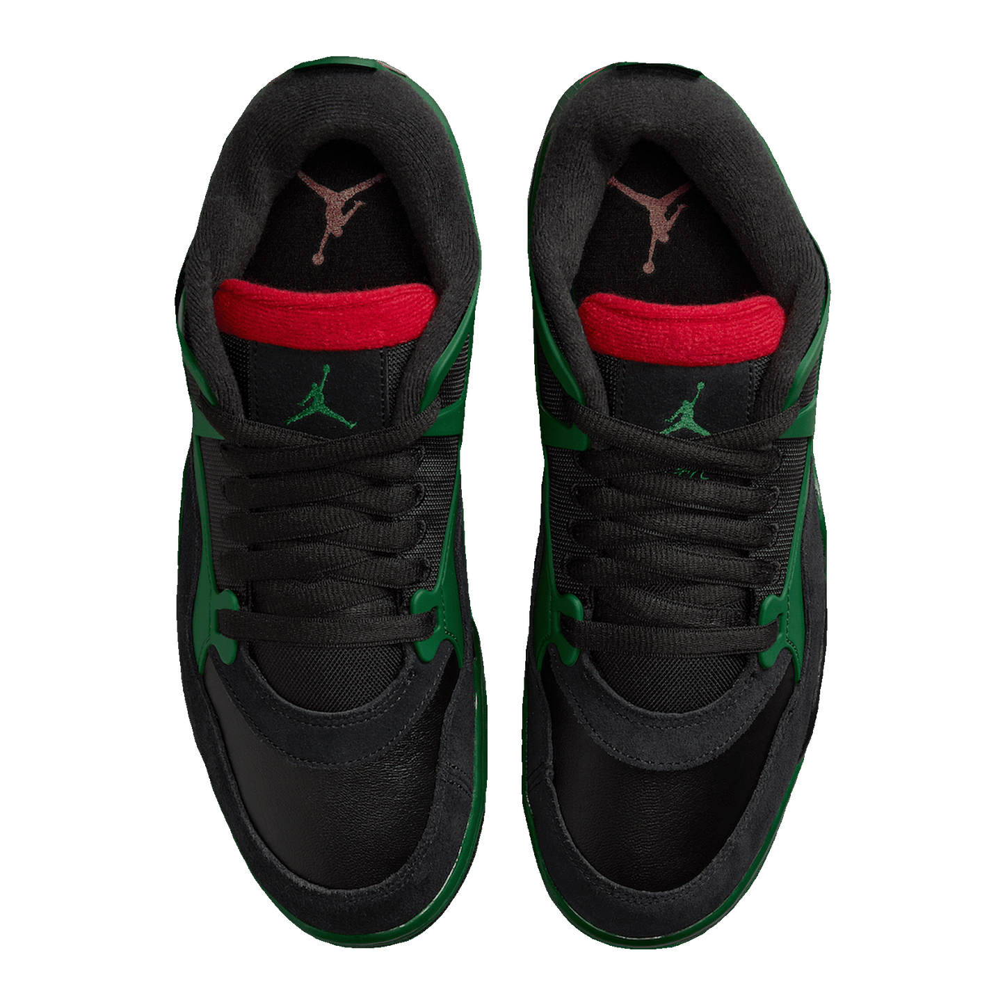 Nike Air Jordan 4 RM Black Gorge Green University Red Oben