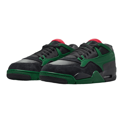 Nike Air Jordan 4 RM Black Gorge Green University Red Side