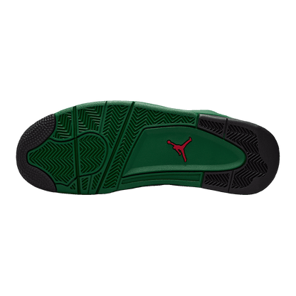 Nike Air Jordan 4 RM Black Gorge Green University Red Sohle