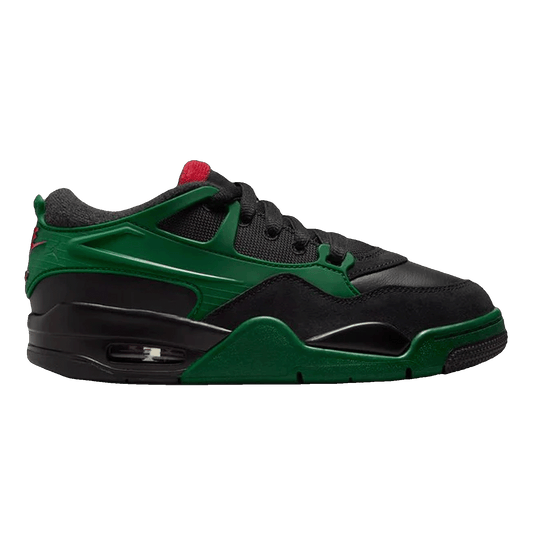 Nike Air Jordan 4 RM Black Gorge Green Varsity Red (GS) FQ7938-003