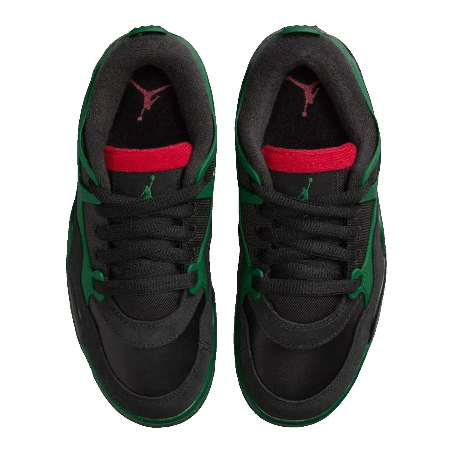 Nike Air Jordan 4 RM Black Gorge Green Varsity Red (GS) Oben FQ7938-003