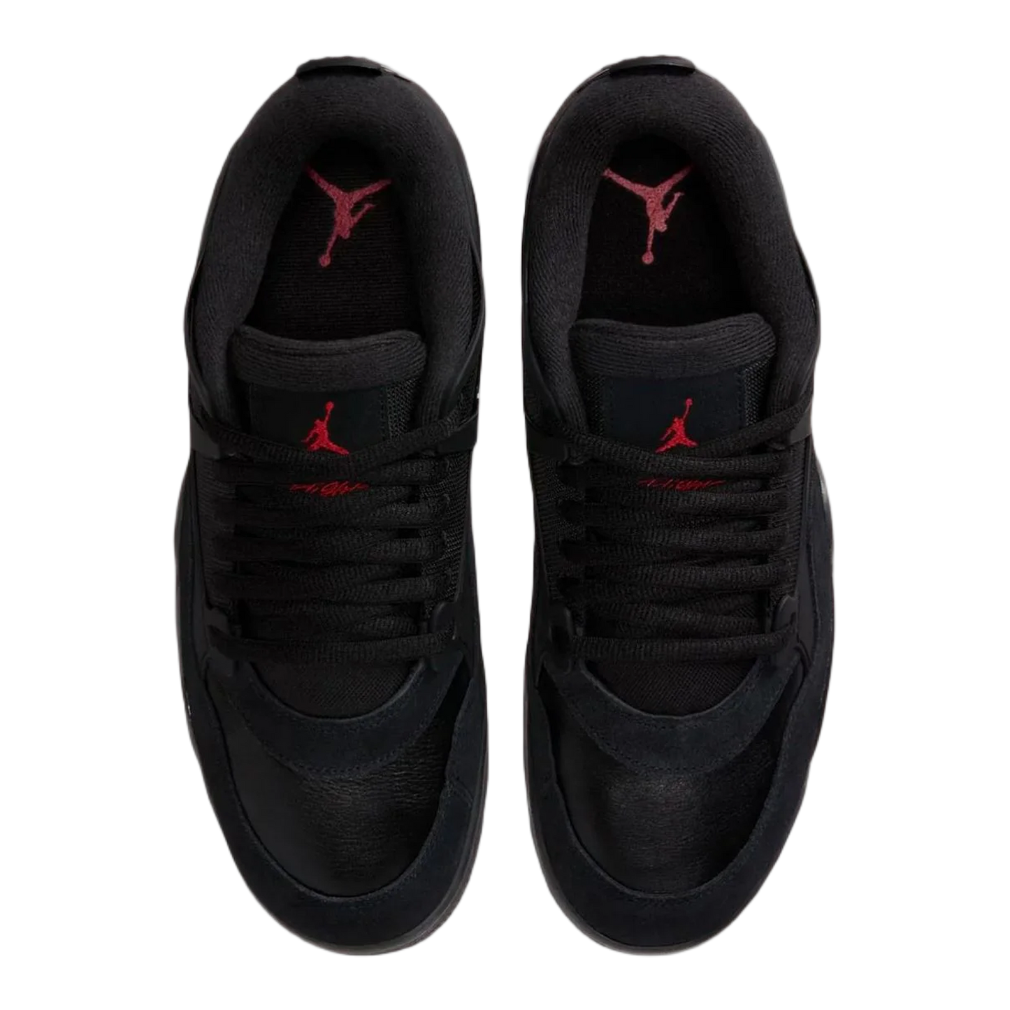 Nike Air Jordan 4 RM Black White Varsity Red Oben FQ7939-009