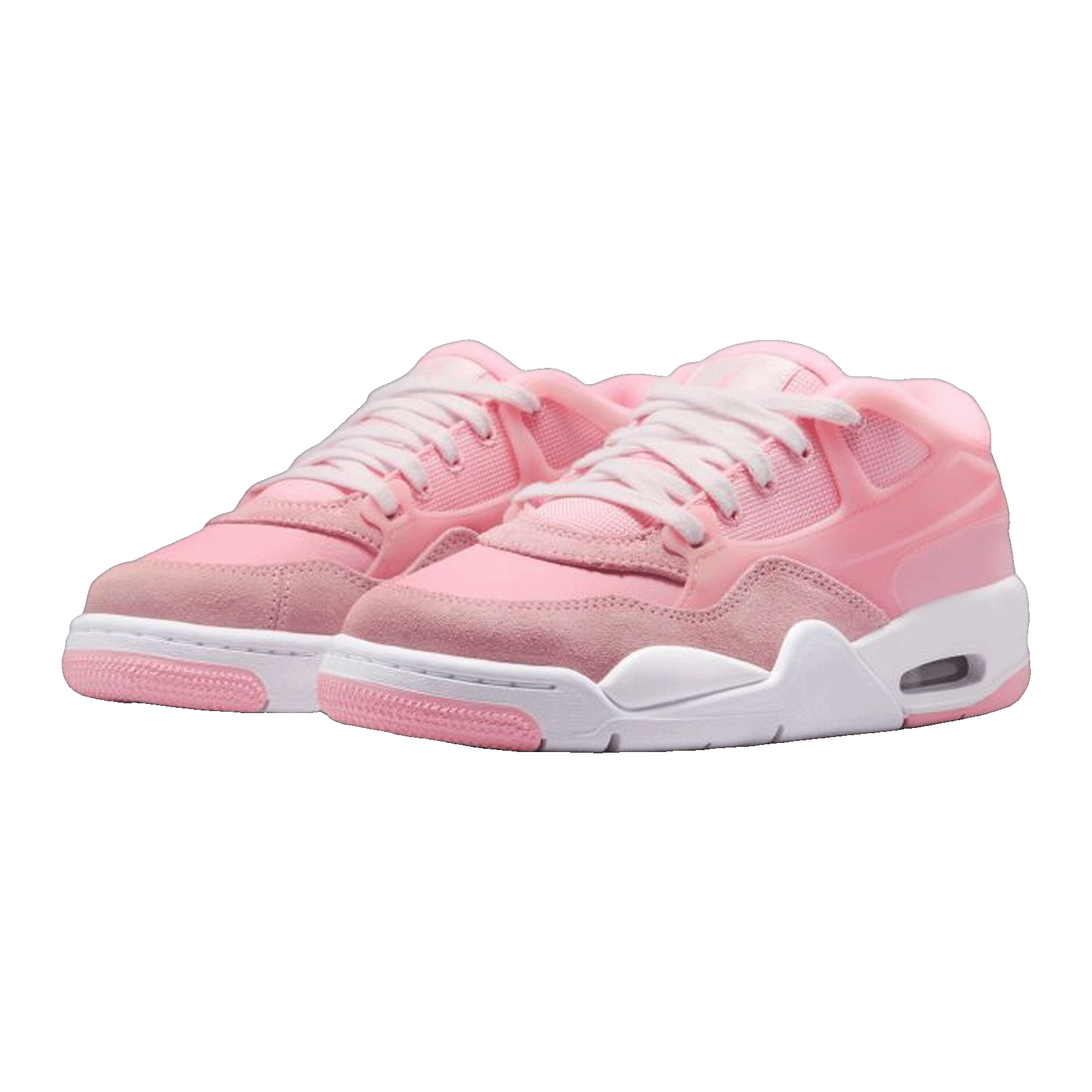 Nike Air Jordan 4 RM Medium Soft Pink White (GS) Side