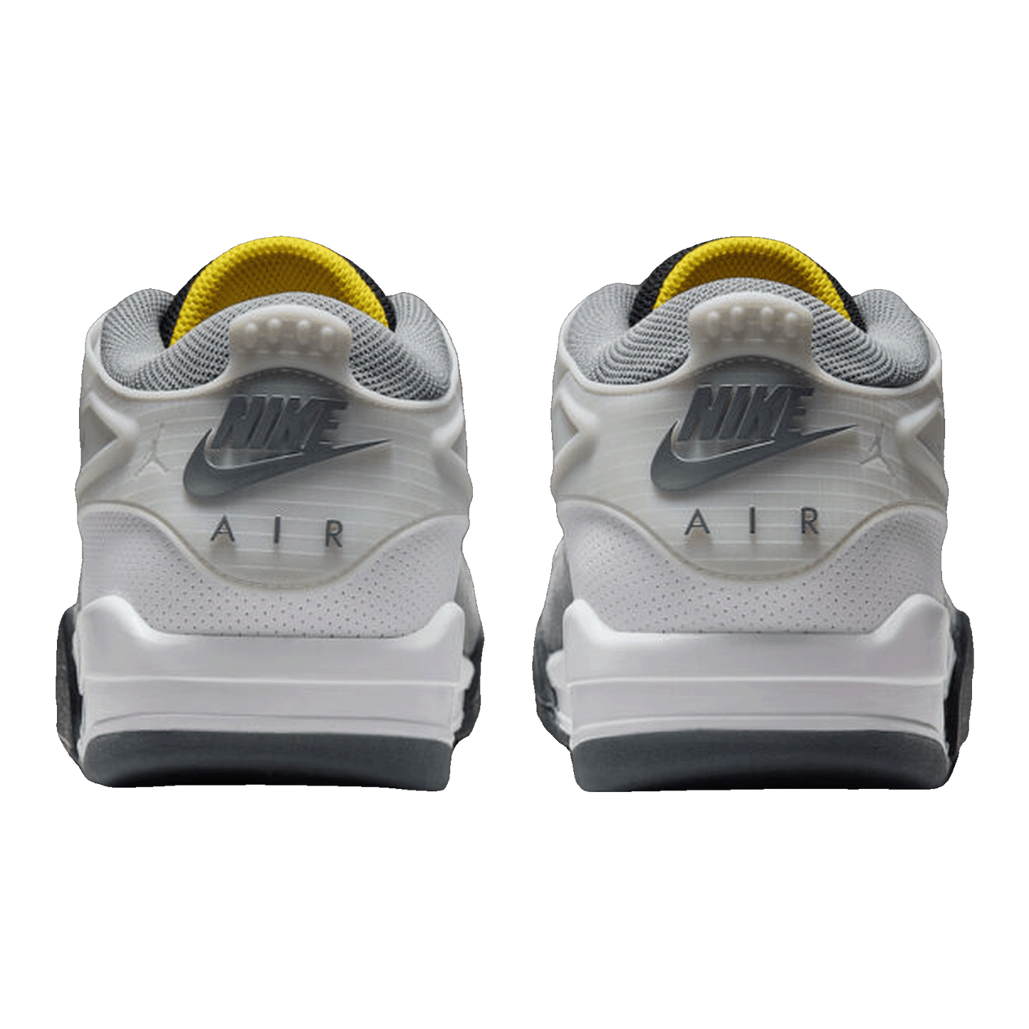 Nike Air Jordan 4 RM Premium White Black Smoke Grey Fire Red Back