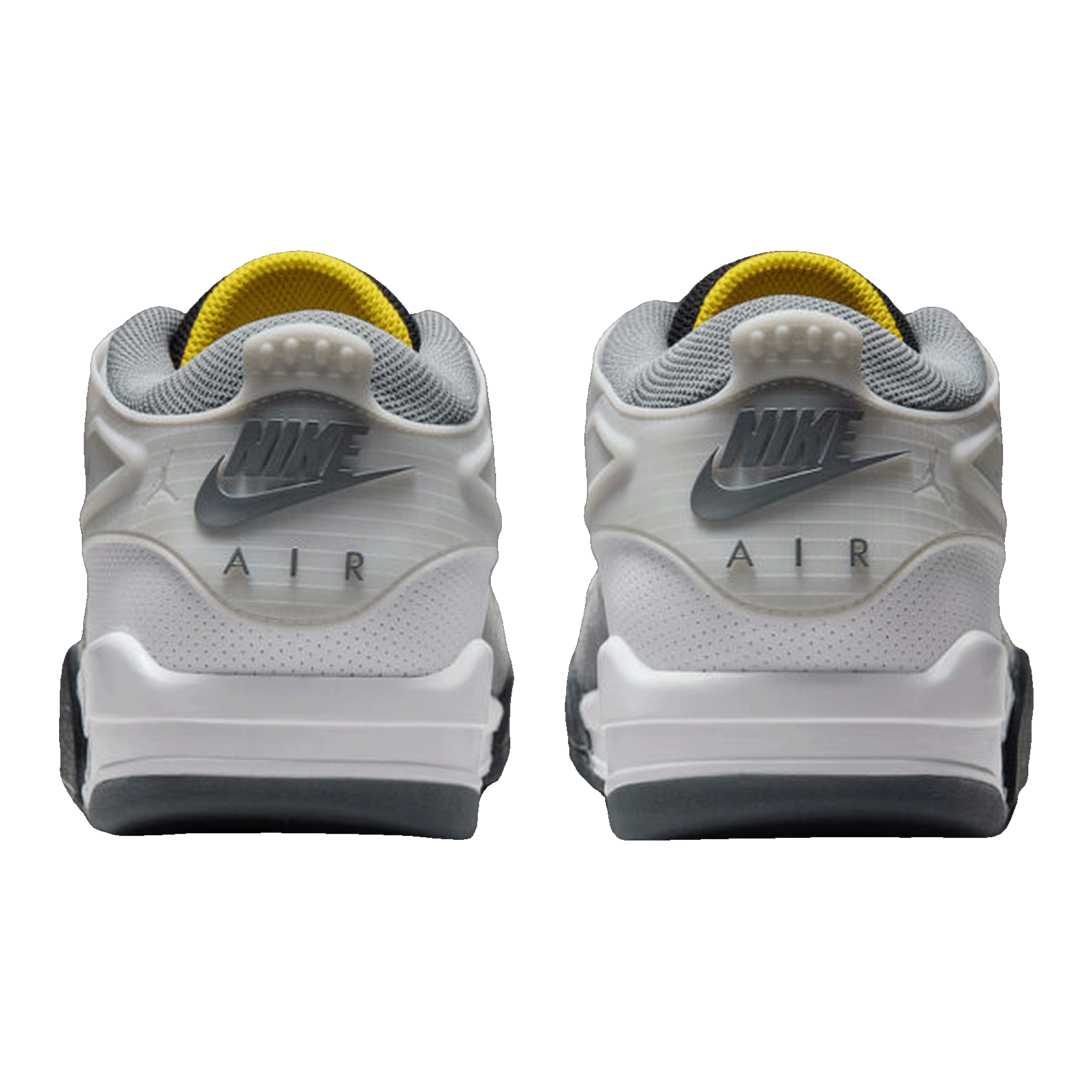 Nike Air Jordan 4 RM Premium White Black Smoke Grey Fire Red Back