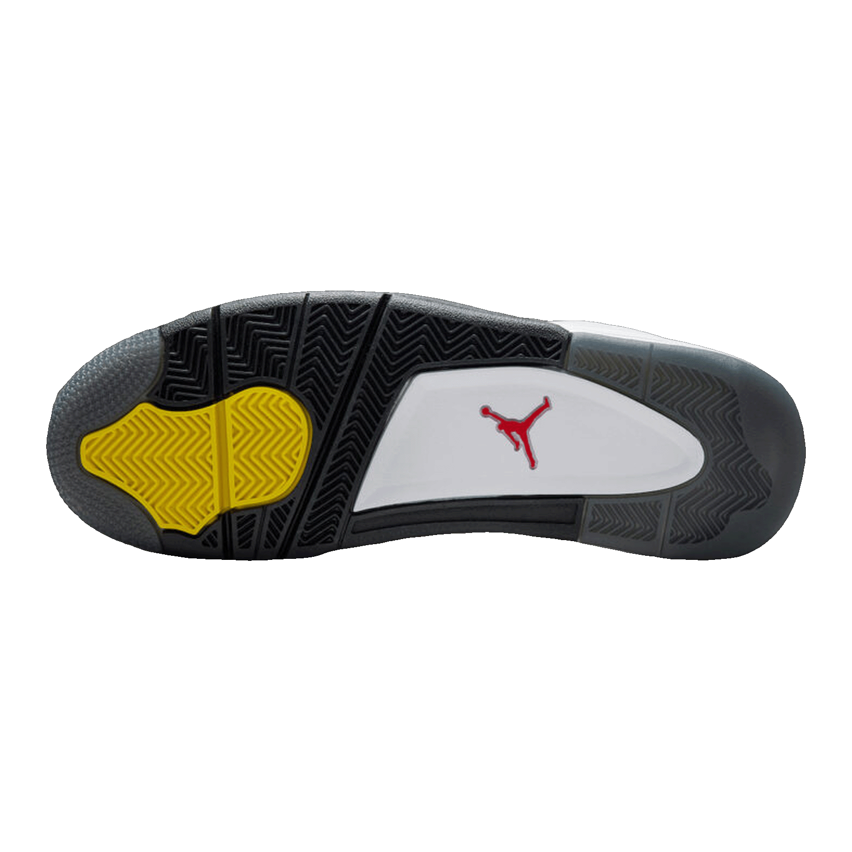 Nike Air Jordan 4 RM Premium White Black Smoke Grey Fire Red (GS) Sohle