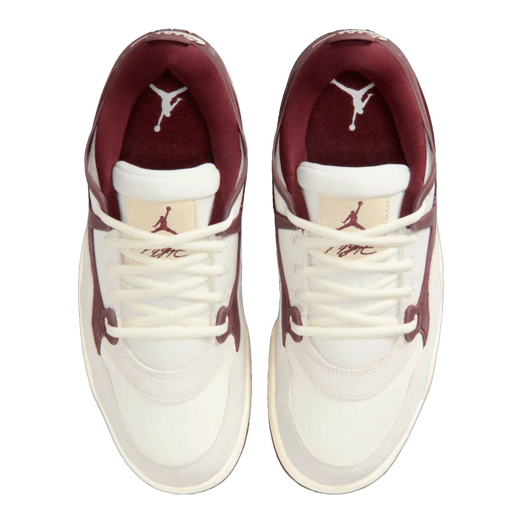 Nike Air Jordan 4 RM Sail Dark Team Red Coconut Milk (W) Oben FQ7940-101