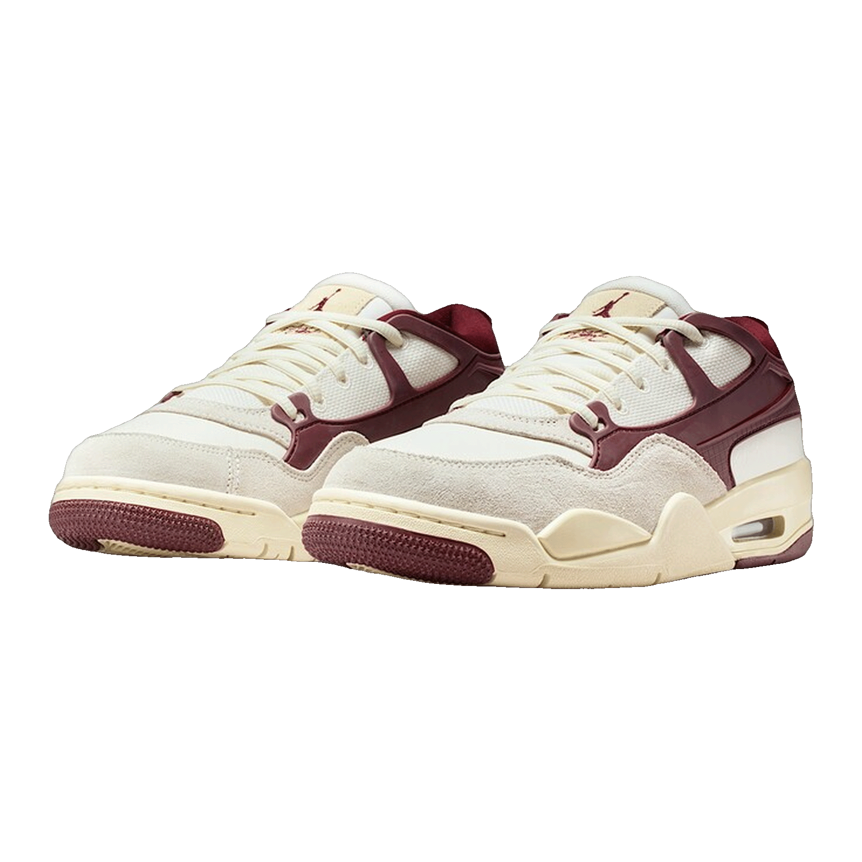 Nike Air Jordan 4 RM Sail Dark Team Red Coconut Milk (W) Side FQ7940-101