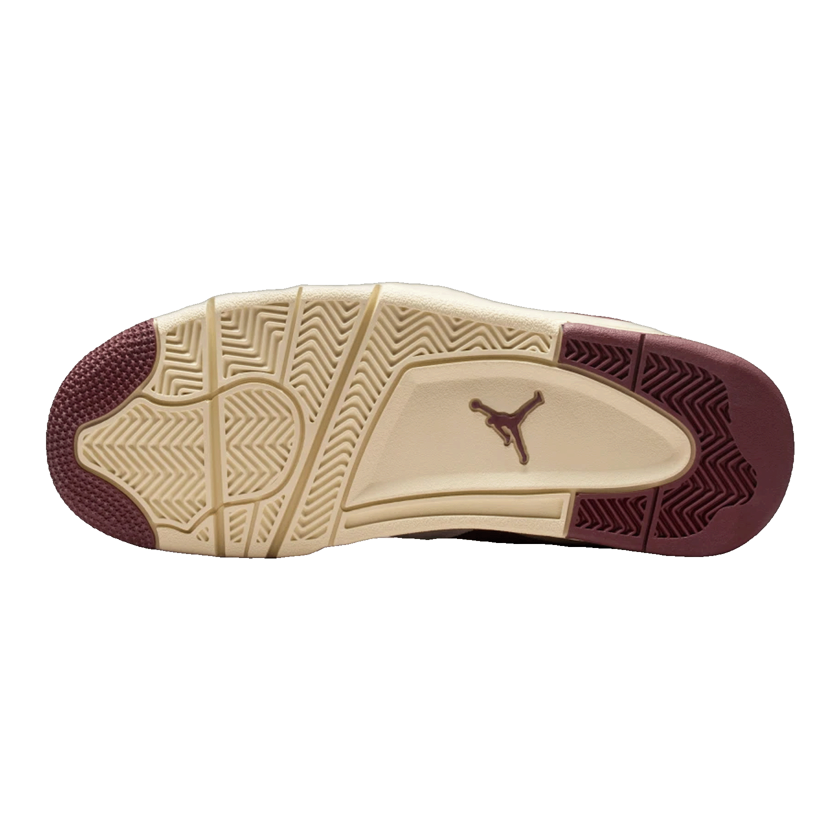 Nike Air Jordan 4 RM Sail Dark Team Red Coconut Milk (W) Sohle FQ7940-101