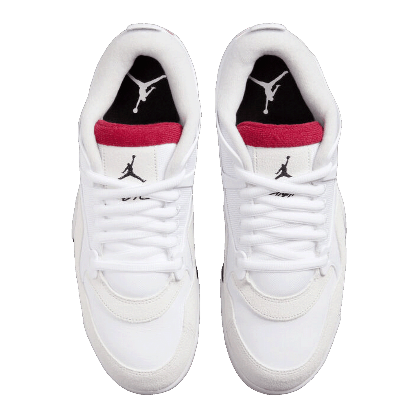 Nike Air Jordan 4 RM White Fire Red Oben