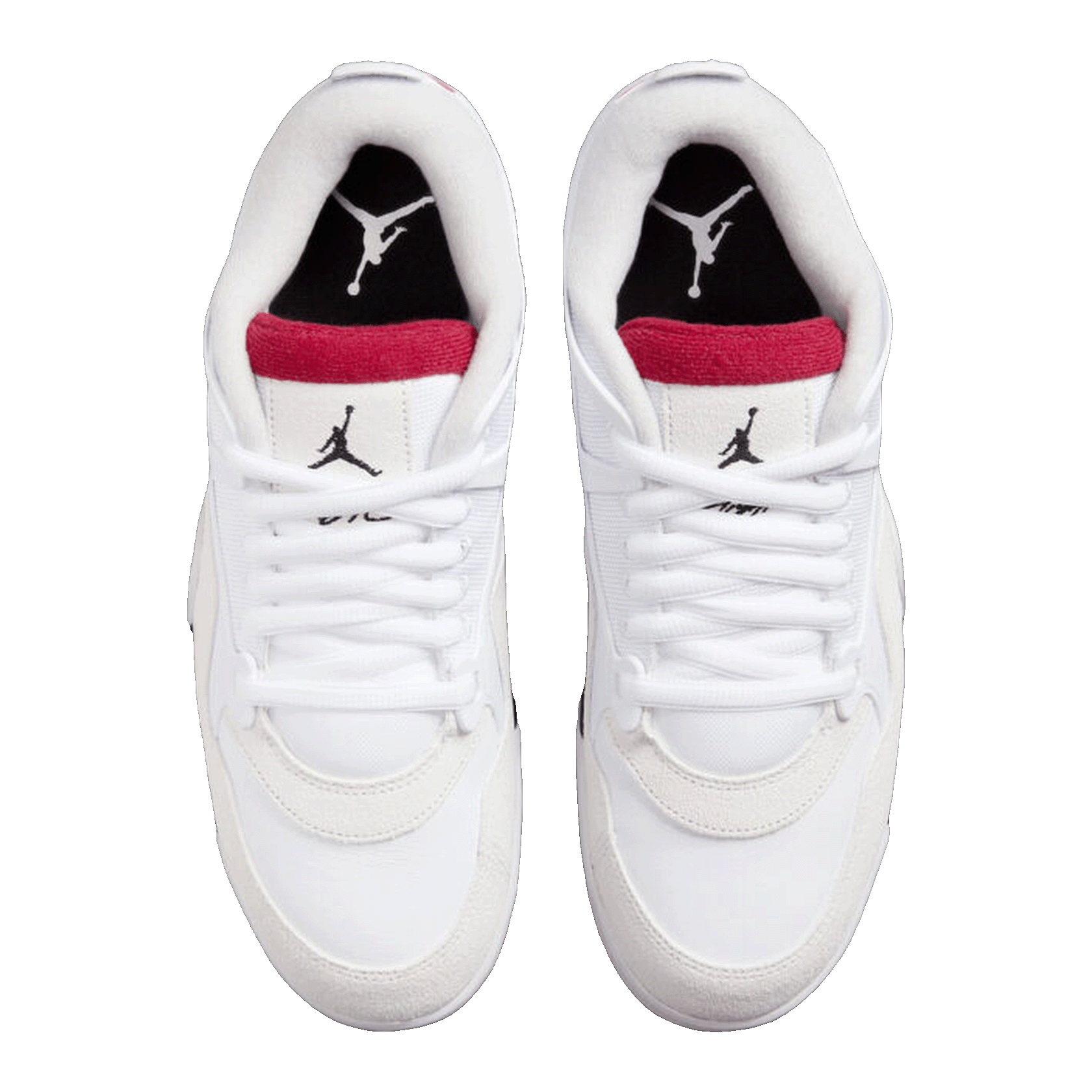 Nike Air Jordan 4 RM White Fire Red Oben