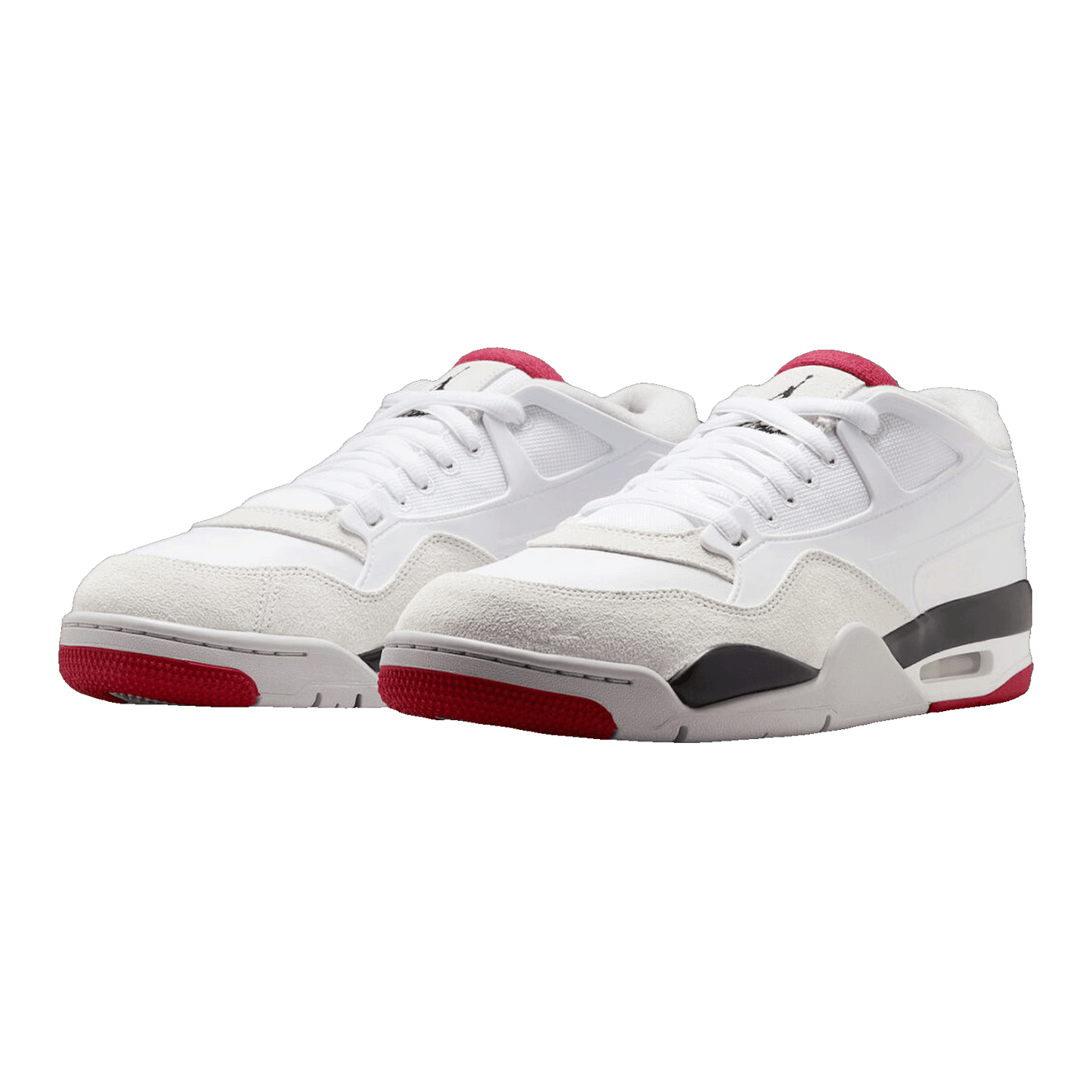 Nike Air Jordan 4 RM White Fire Red Side